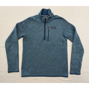Patagonia Better Sweater 1/4 Zip Fleece Jacket Blue Men’s Size SMALL Gorpcore